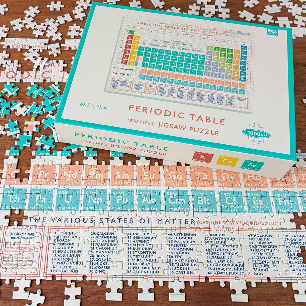 Periodic Table 1000 Piece Puzzle - NSPCC Shop