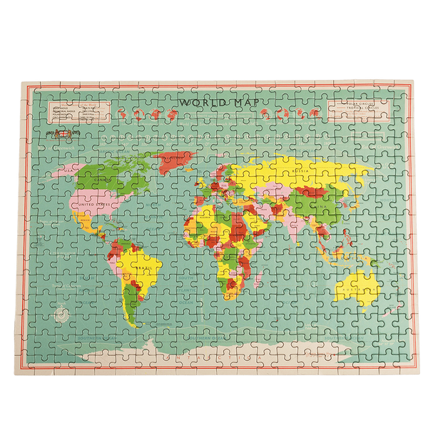 World Map 300 Piece Jigsaw Puzzle NSPCC Shop
