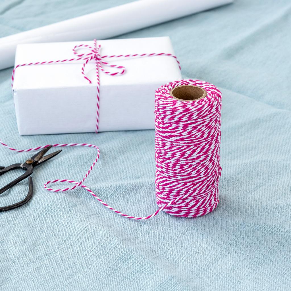 Pink and White Baker's Twine - NSPCC Shop