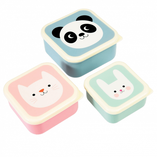 Panda and Friends Snack Boxes (Set Of 3) | NSPCC Shop.