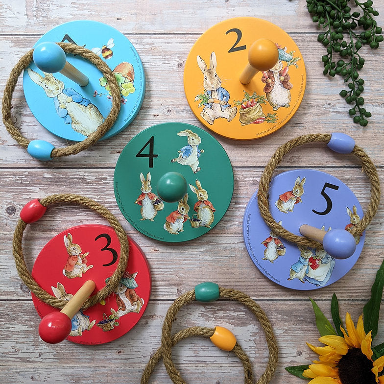 World of Beatrix Potter Wooden Ring Toss Outdoor Game - NSPCC Shop