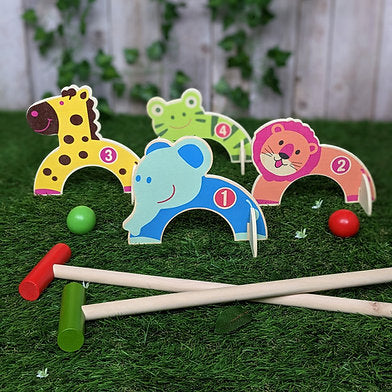 Animal Design Croquet Set - Summer Fun Games - NSPCC Shop