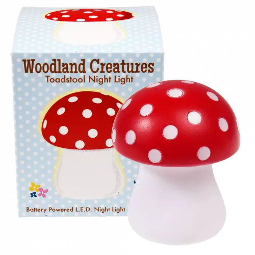 Red Toadstool Night Light