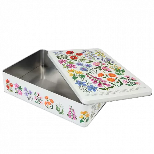 Wild Flowers Cupcake Storage Tin