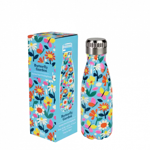 Butterfly Garden Stainless Steel Bottle 260ml