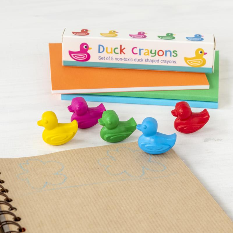 Duck Crayons (Set Of 5) - NSPCC Shop