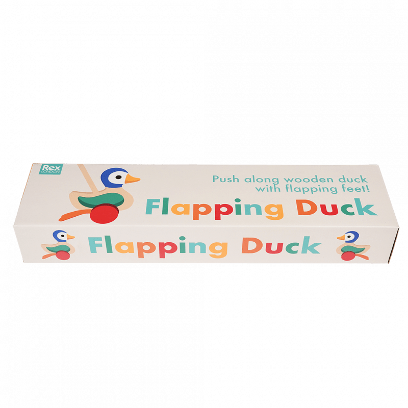 Wooden Push Along Flapping Duck - NSPCC Shop