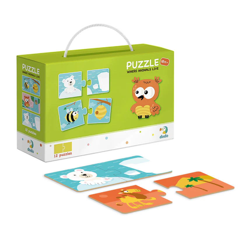 Dodo Puzzle Duo Where Animals Live