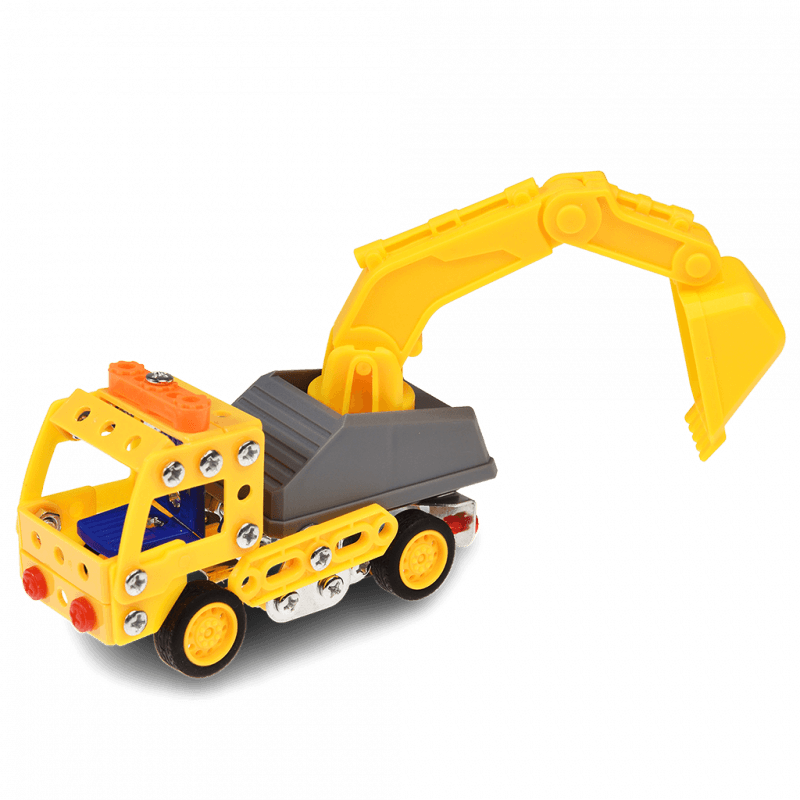 Backhoe top truck toy
