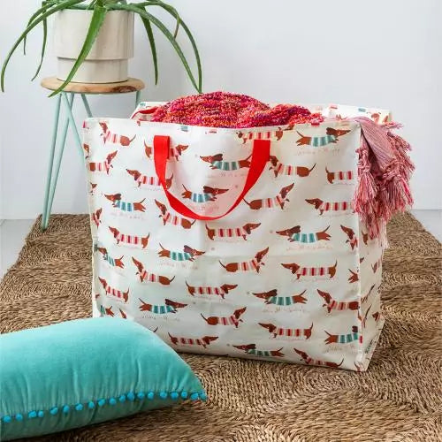 Sausage Dog Recycled Plastic Jumbo Storage Bag