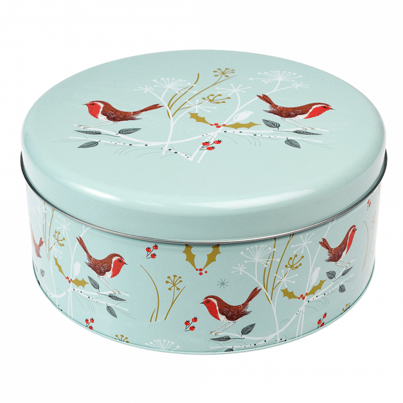 Winter Walk Cake Storage Tin - NSPCC Shop