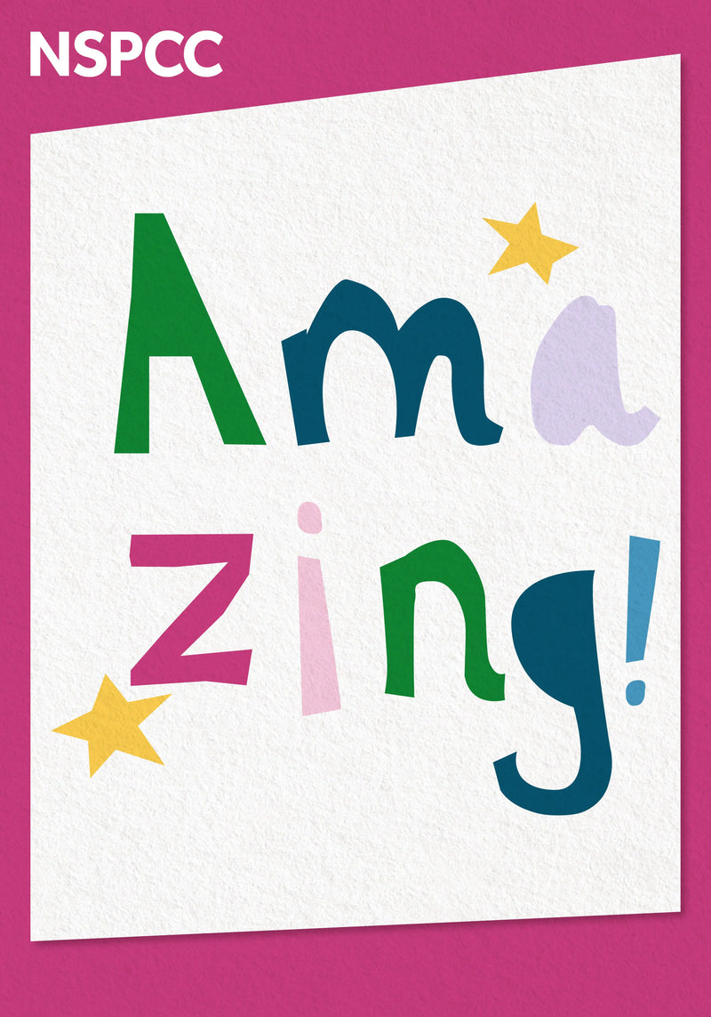 NSPCC eCard - Amazing | NSPCC Shop