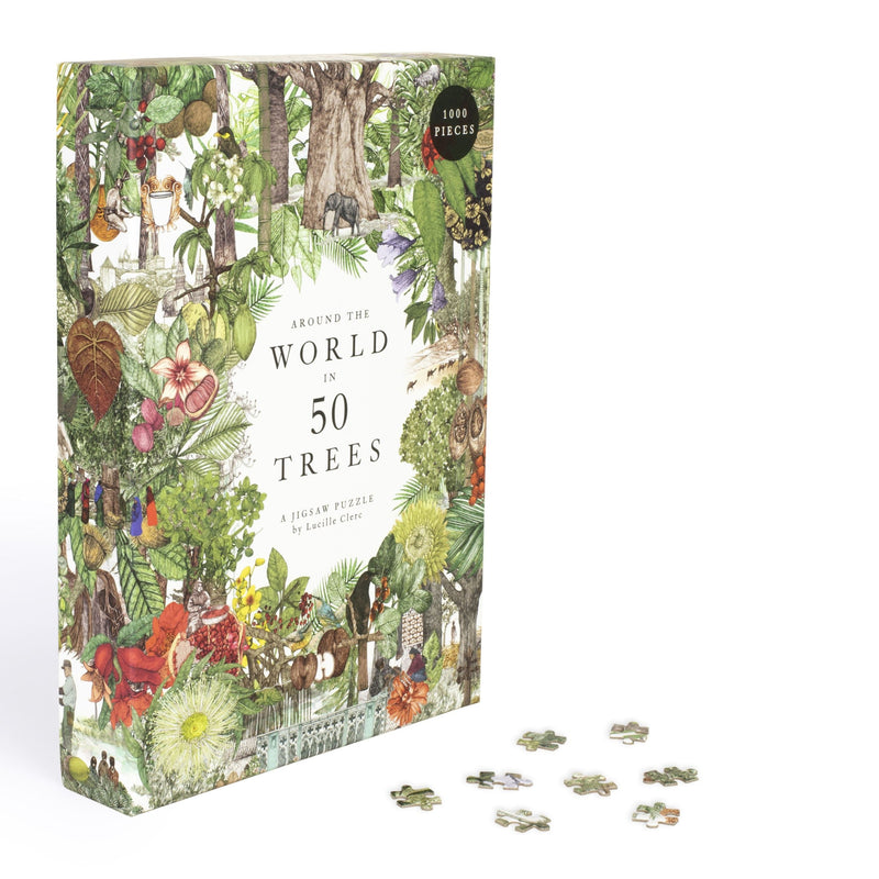 Around the World in 50 Trees 1000 Piece Jigsaw Puzzle