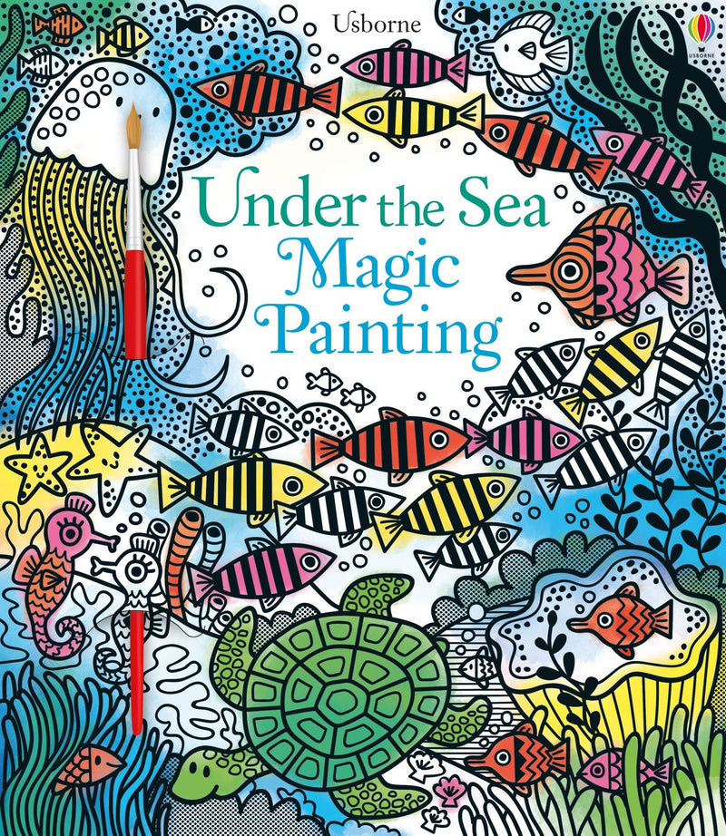 Under the sea magic painting book cover