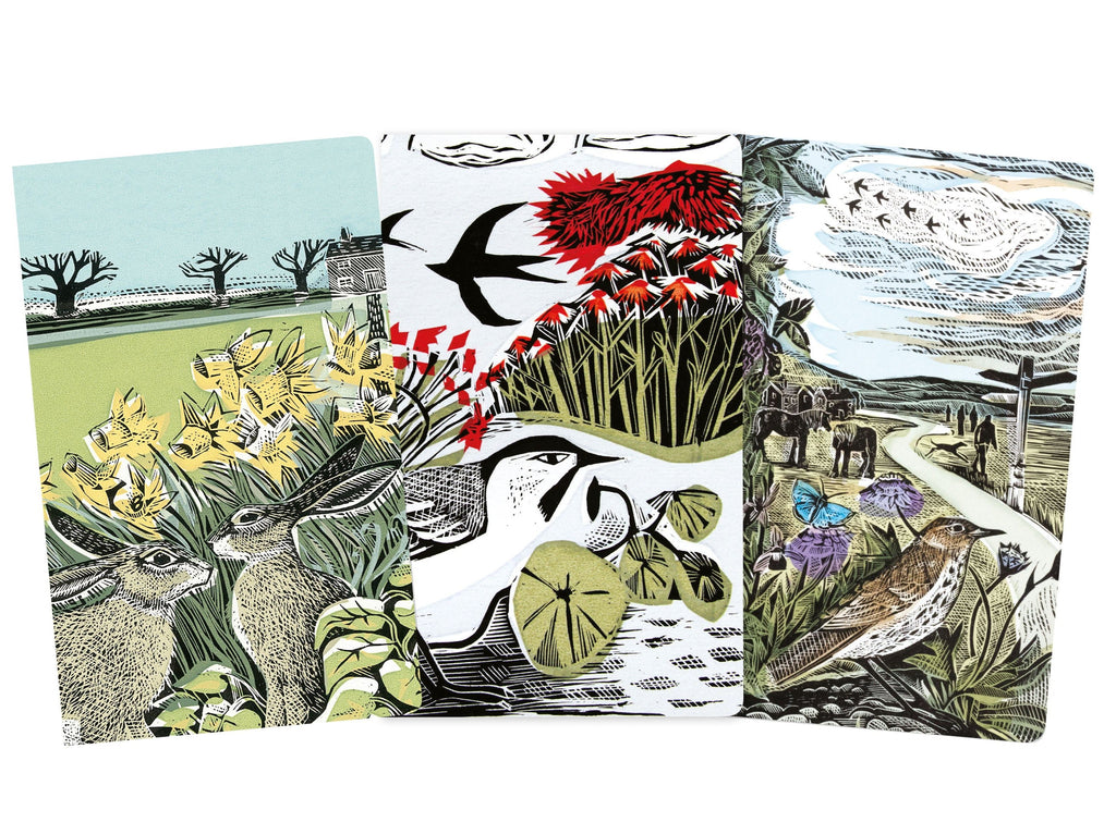 Angela Harding "Landscapes" Mini Notebooks Set