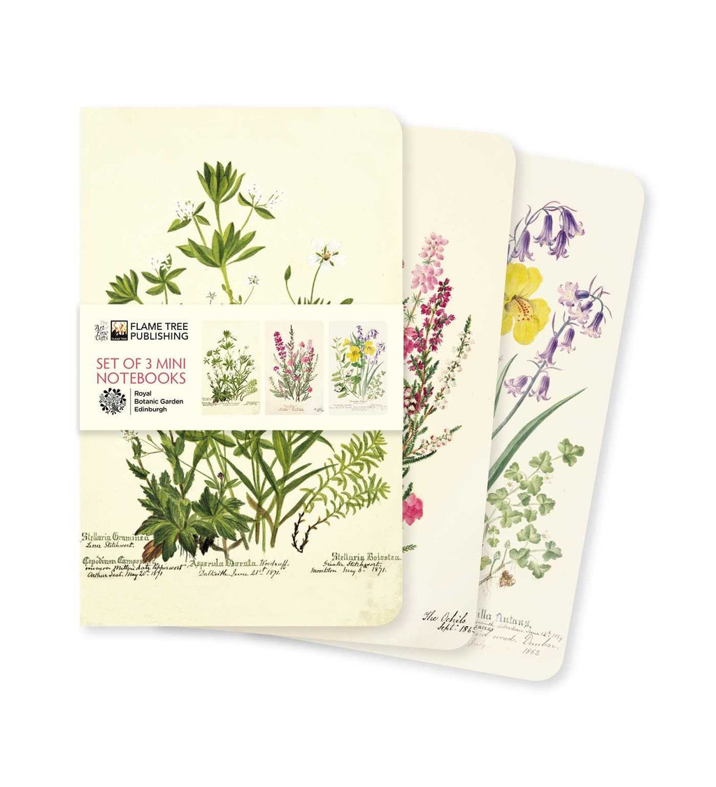 Royal Botanic Garden Edinburgh Mini Notebooks Set