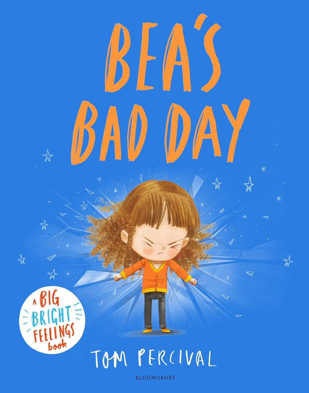 Book cover of 'Bea's Bad Day' with a character on a blue background