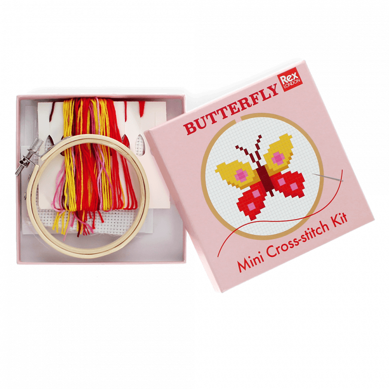 Butterfly mini cross-stitch kit - NSPCC Shop