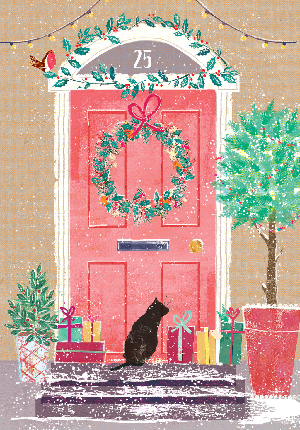 Festive Door Charity Christmas Cards (10 pack)