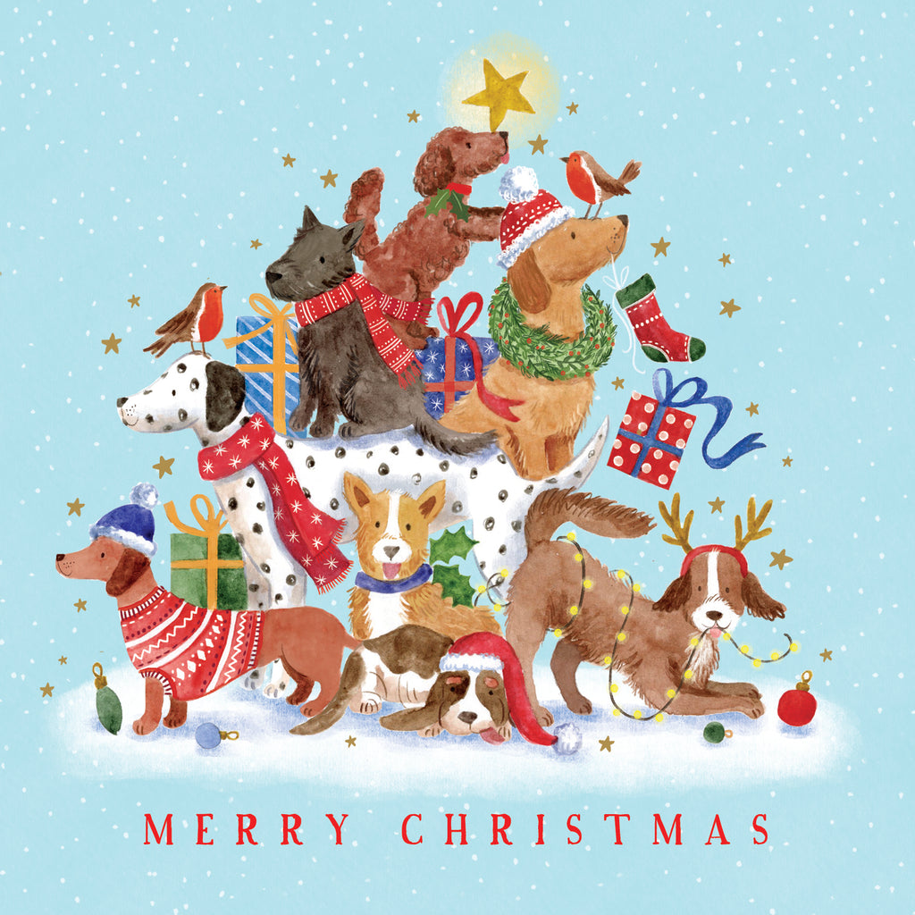 Festive Dogs Christmas Cards (10 pack) - NSPCC Shop