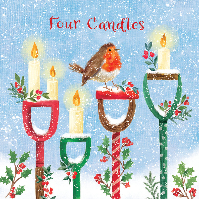 Four Candles Christmas Cards (10 pack) - NSPCC Shop