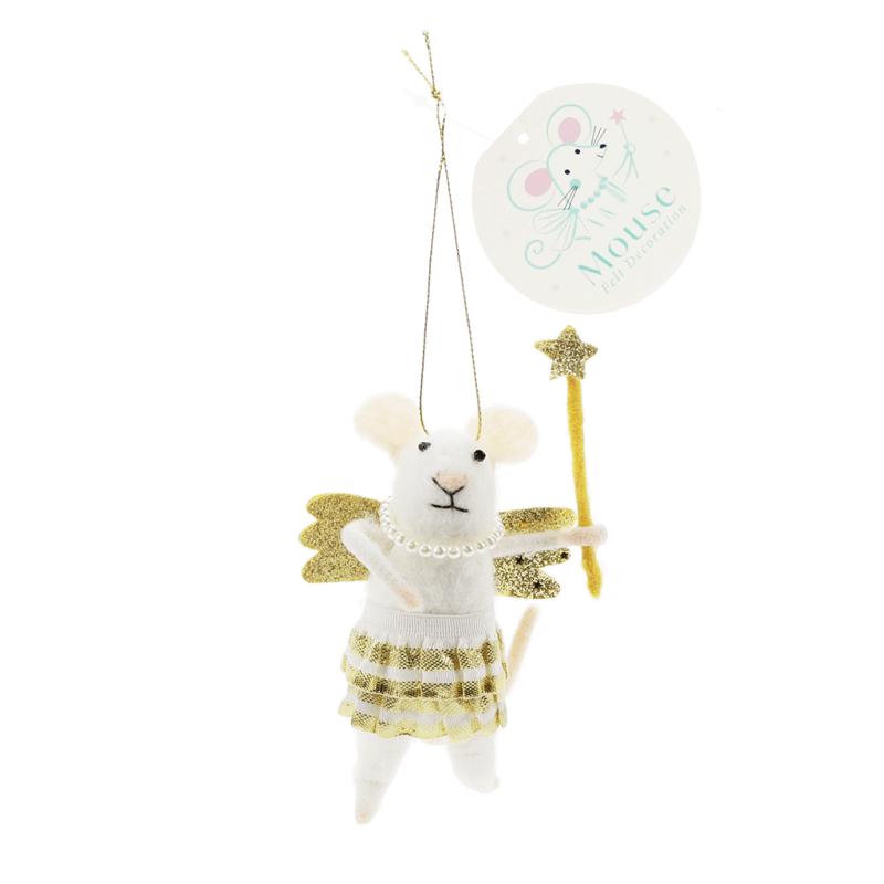Fairy felt mouse decoration - NSPCC Shop