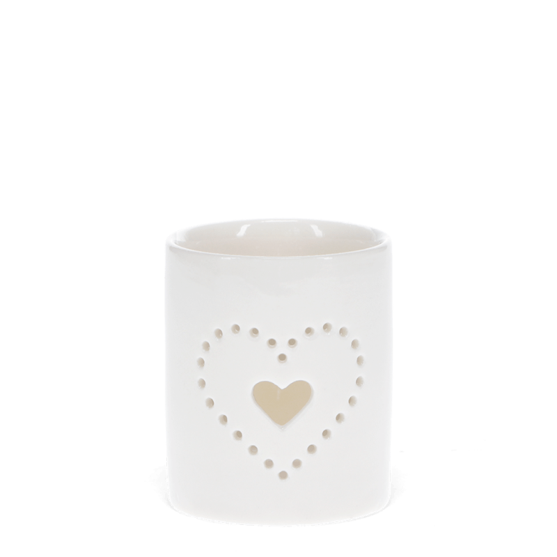 Heart ceramic tealight holder - NSPCC Shop