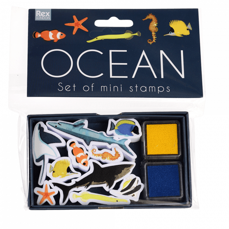 Ocean Animals set of mini stamps - NSPCC Shop