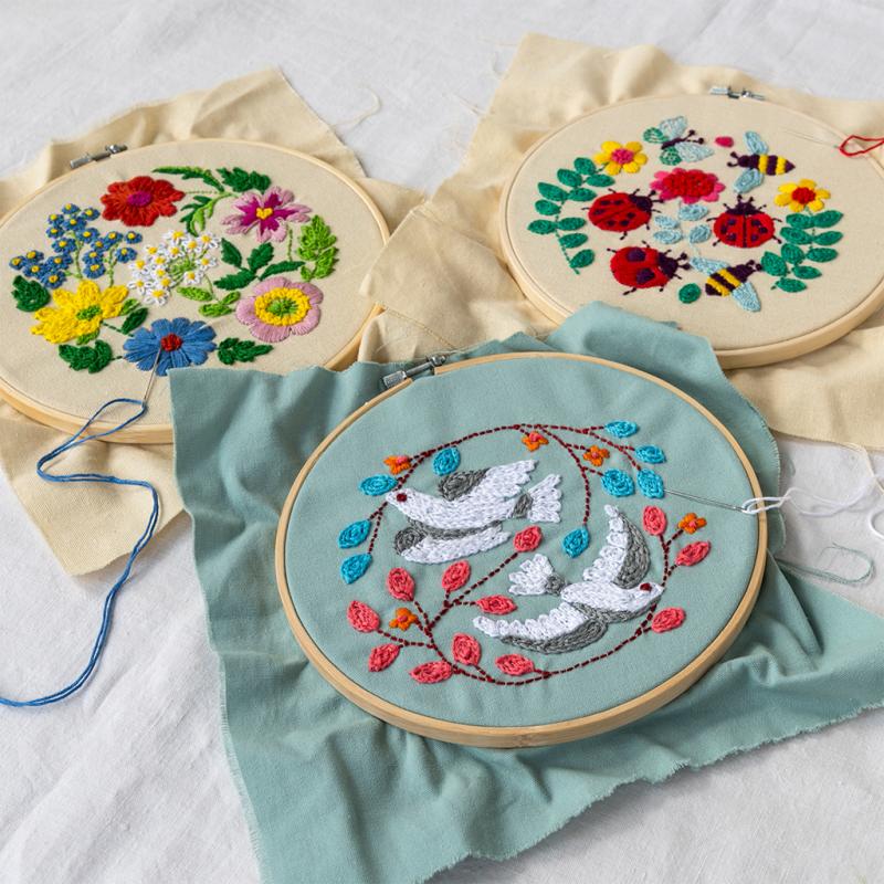 Peace Doves embroidery kit - NSPCC Shop