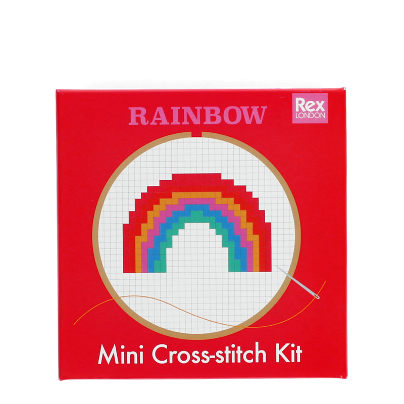 Rainbow mini cross-stitch kit - NSPCC Shop