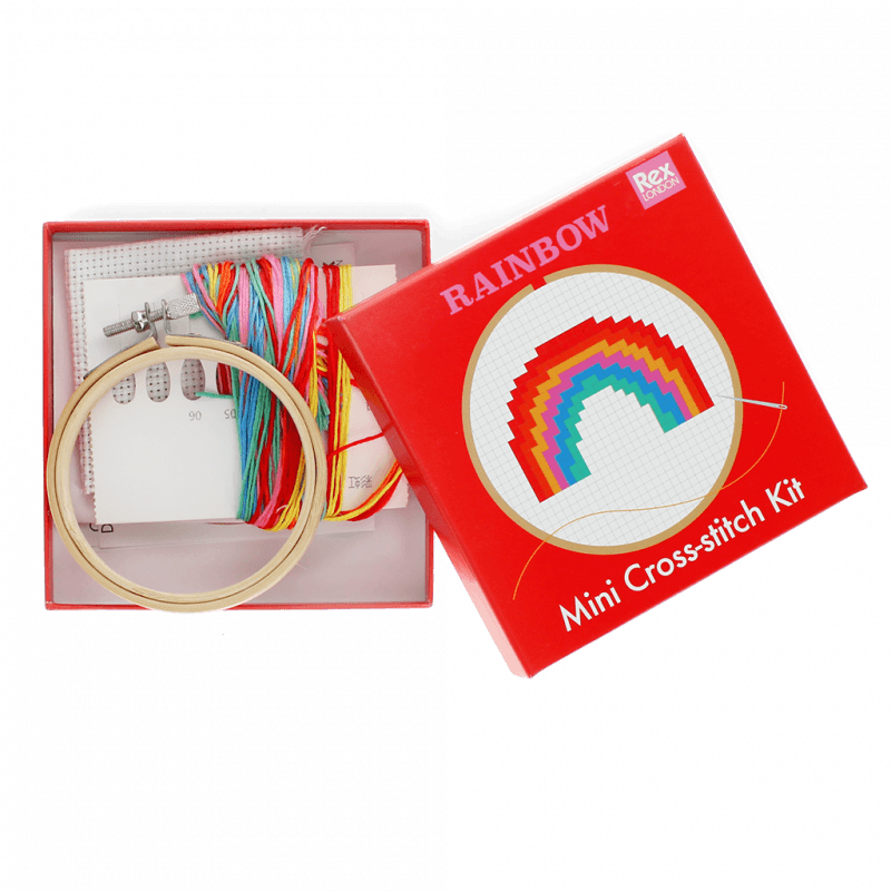 Rainbow mini cross-stitch kit - NSPCC Shop