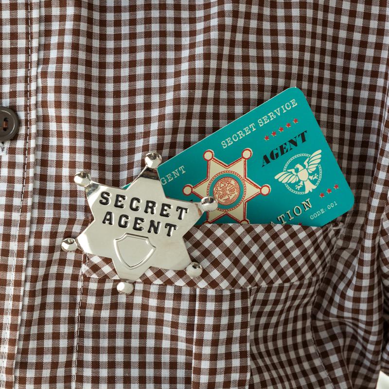 Secret Agent badge and ID card - NSPCC Shop