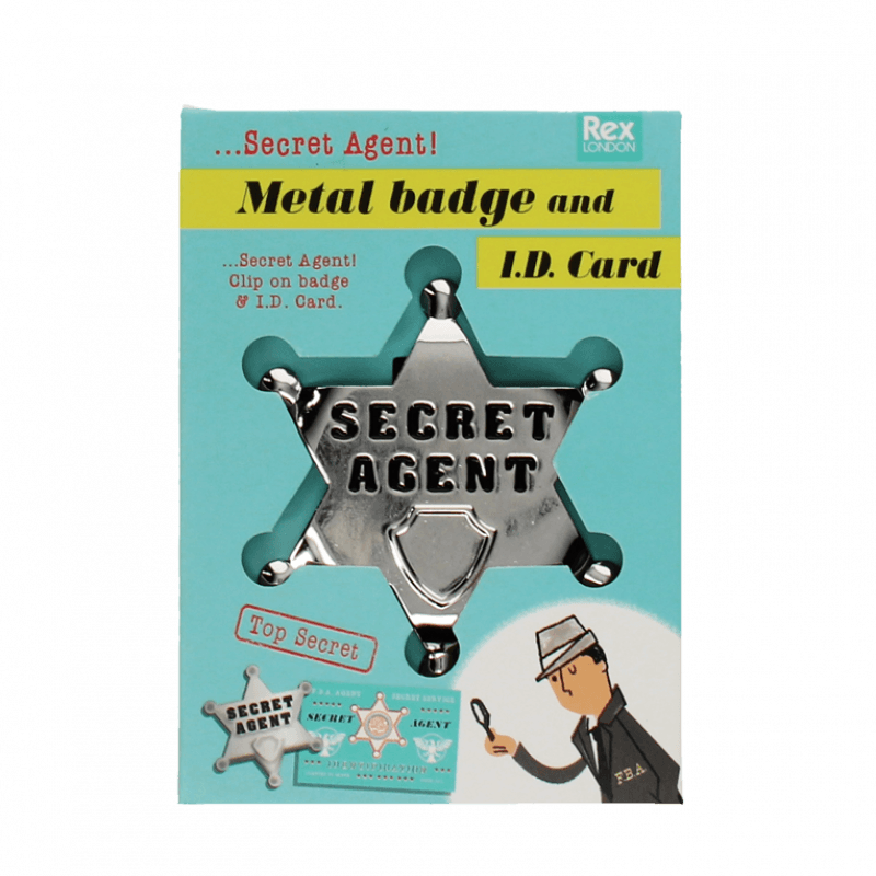 Secret Agent badge and ID card - NSPCC Shop
