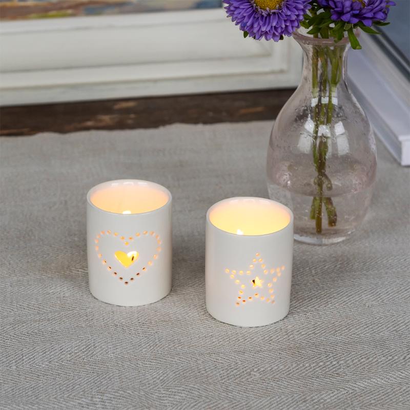 Star ceramic tealight holder - NSPCC Shop