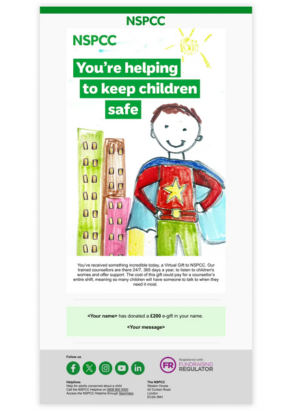 NSPCC Virtual Gift: Childline Practitioners Shift– NSPCC Shop