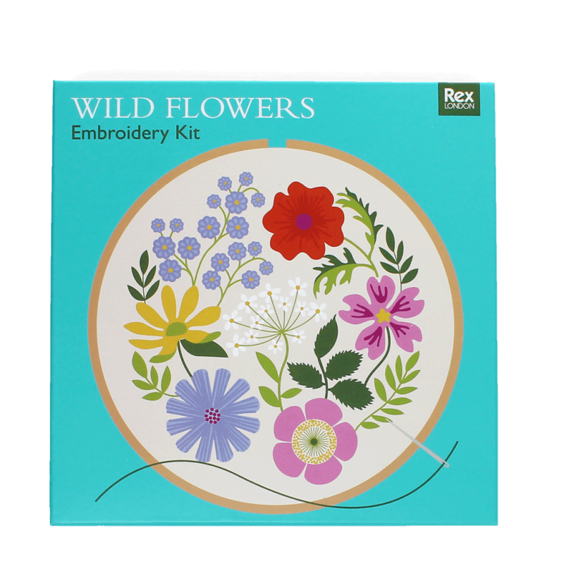 Wild Flowers embroidery kit - NSPCC Shop