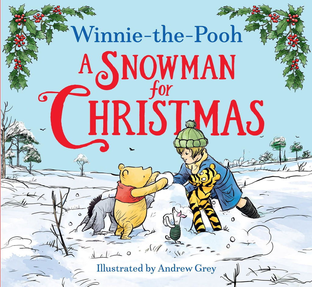 Winnie The Pooh A Snowman for Christmas book cover
