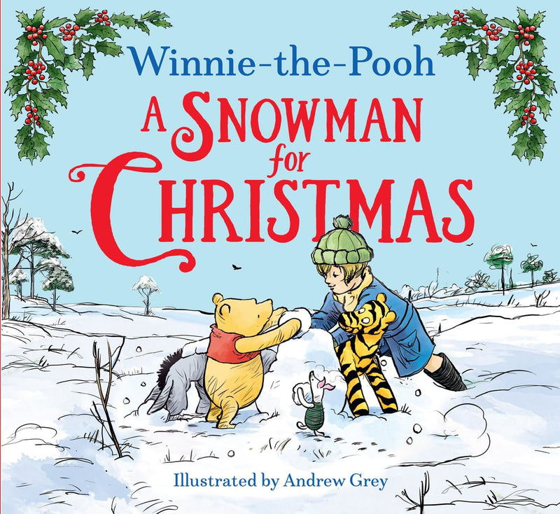 Winnie The Pooh A Snowman for Christmas book cover