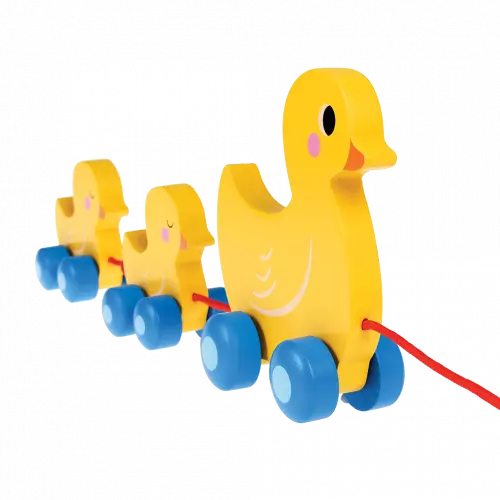 Duck Family Wooden Pull Toy