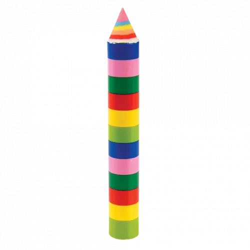 Rainbow pencil eraser