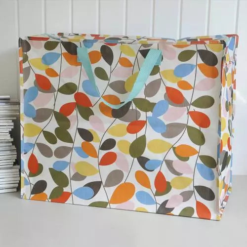 Vintage Ivy Recycled Plastic Jumbo Storage Bag