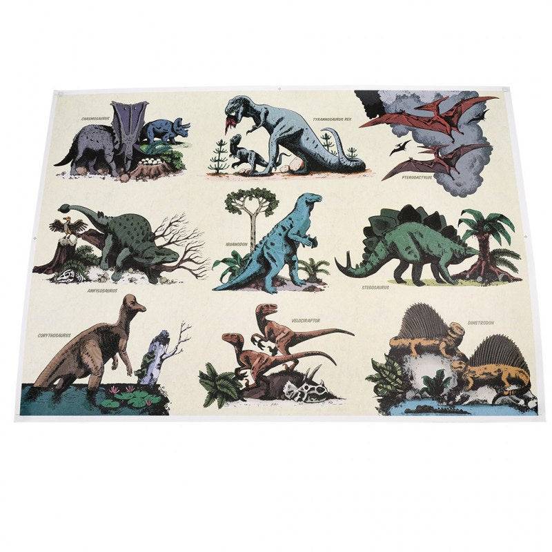 Prehistoric land glow in the dark poster | NSPCC Shop.
