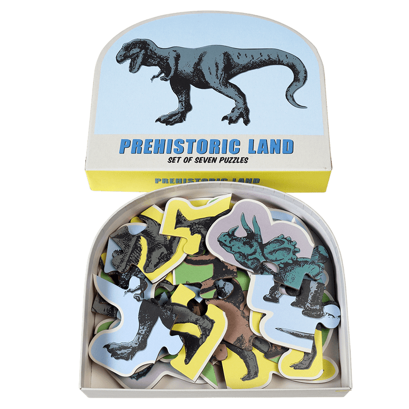 Prehistoric Land set of 7 Puzzles | NSPCC Shop.