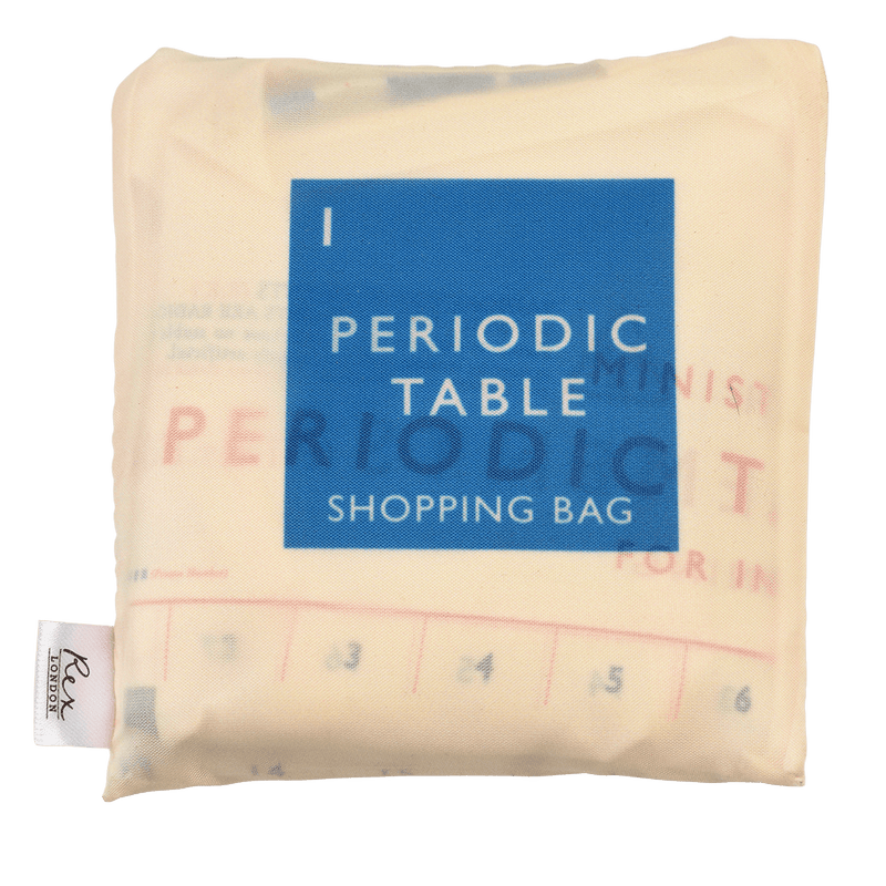 Periodic Table Recycled Plastic Foldaway Shopper Bag - NSPCC Shop