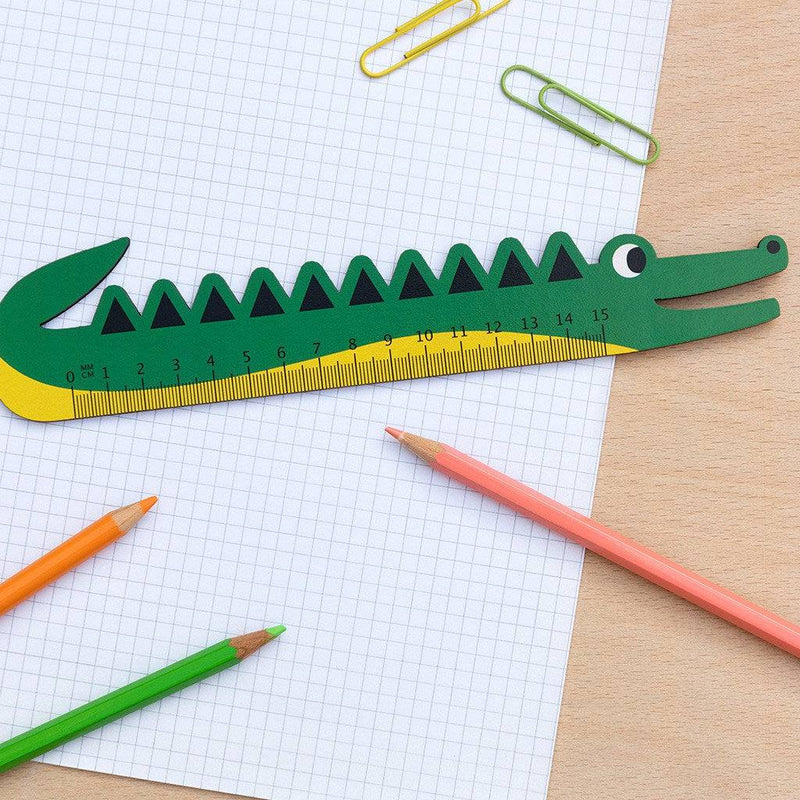 Crocodile Shaped Wooden Ruler | NSPCC Shop.