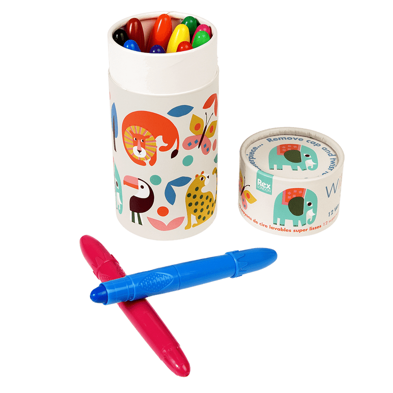 Wild Wonders Silky Crayons (Set Of 12) | NSPCC Shop.