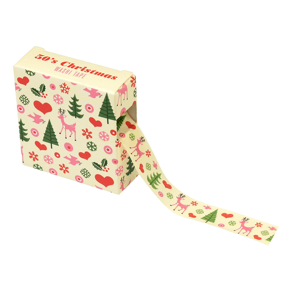 1950's Christmas Washi Tape - NSPCC Shop