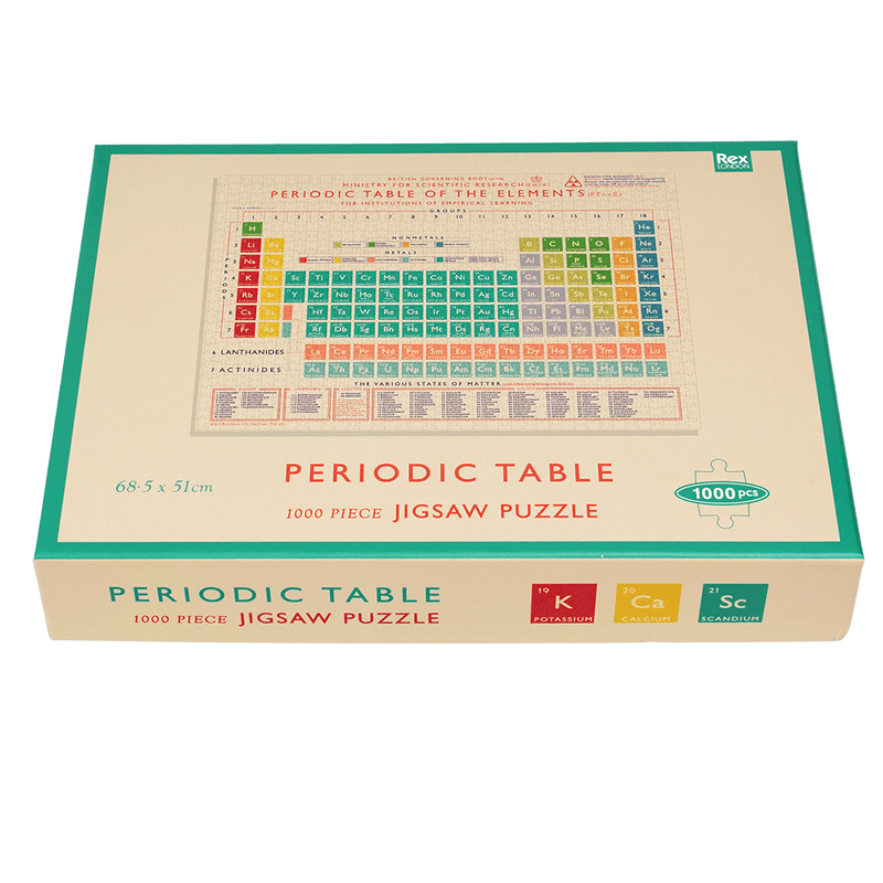 Periodic Table 1000 Piece Puzzle - NSPCC Shop