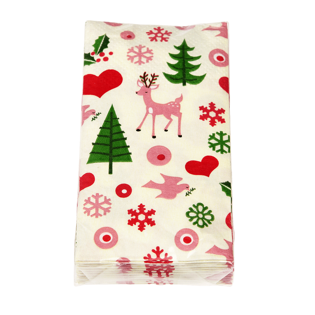 1950's Christmas Tissues (Pack Of 12) | NSPCC Shop.