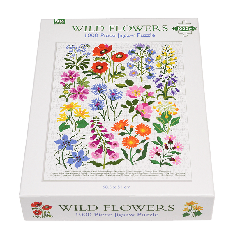 Wild Flowers 1000 Piece Puzzle - NSPCC Shop